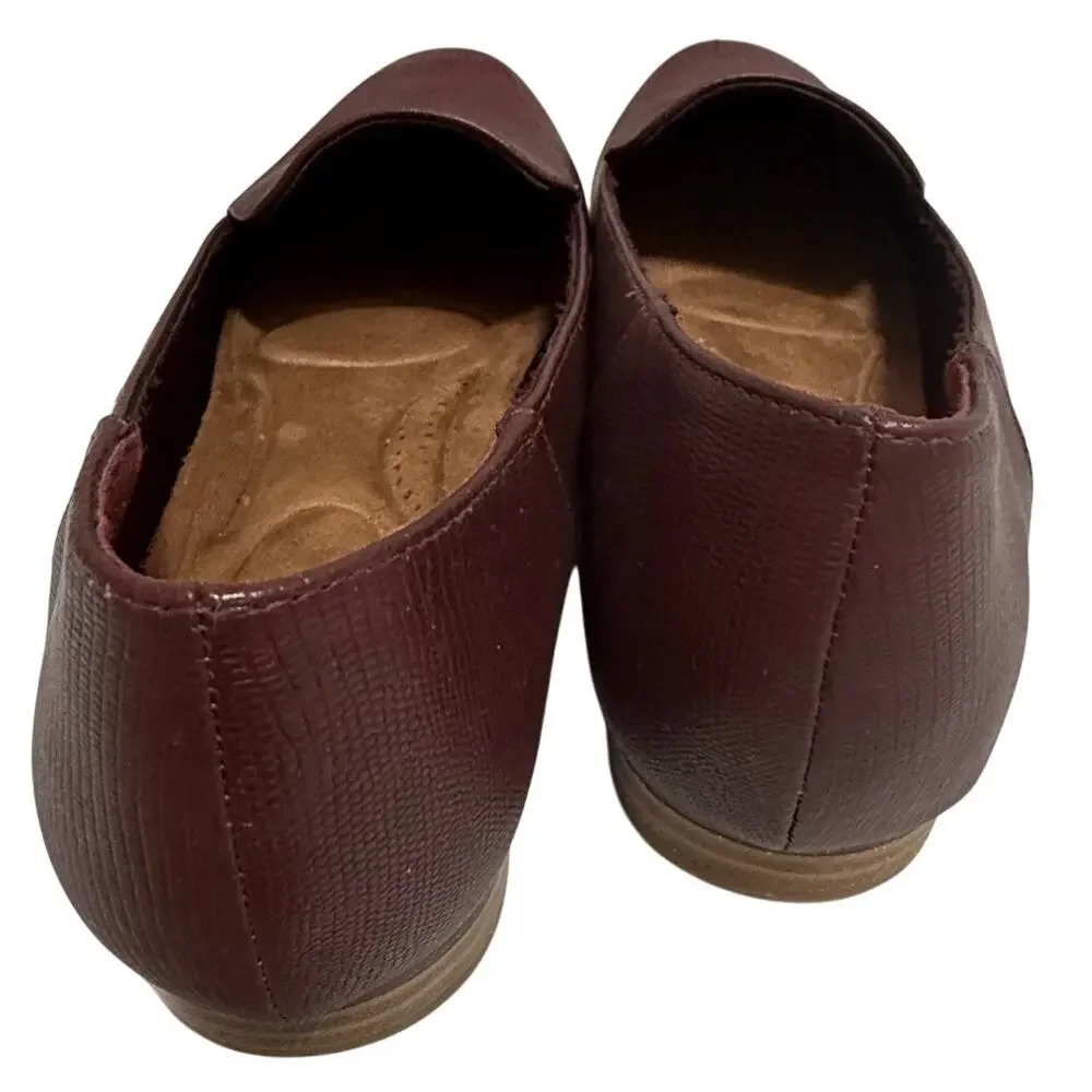 Dressbarn Burgundy Stella Loafers - Size 9.5 - NEW